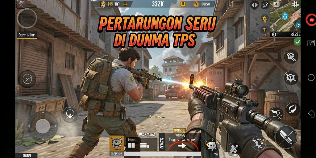 Tangkapan layar utama dari gameplay seru 33ZK.