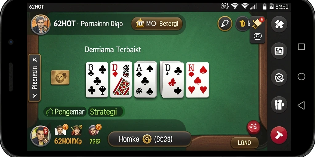 Tampilan permainan Domino yang seru dan interaktif.