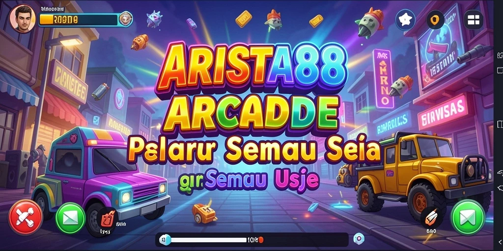 Tampilan screenshot ARISTA88 menampilkan aksi seru dalam permainan Arcade.