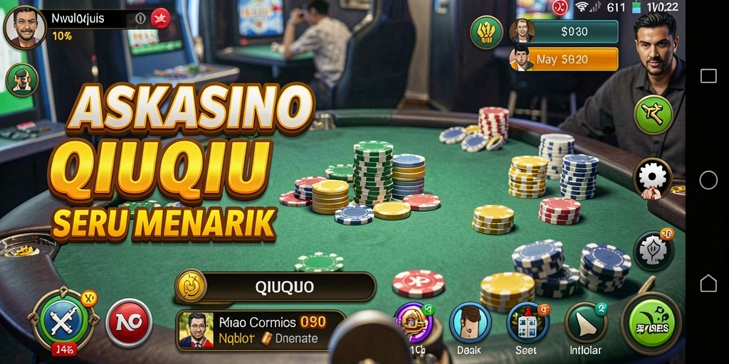 Tampilan screenshot gameplay QiuQiu yang seru dan menarik.
