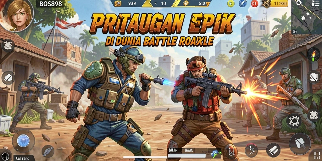 Tampilan gameplay seru dan menegangkan dalam BOS898.