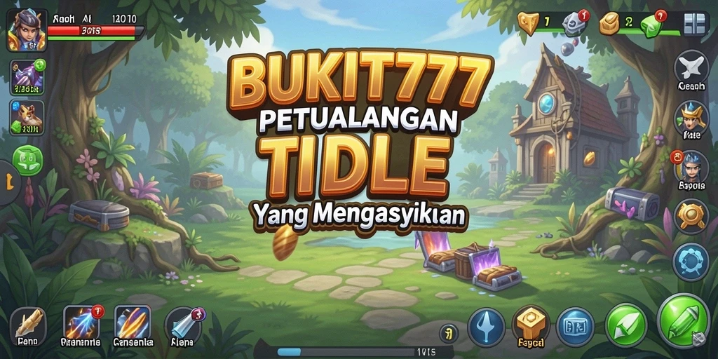 Tampilan gameplay BUKIT777 yang menarik dan penuh warna.