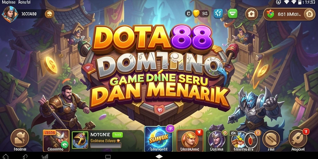 Tampilan gameplay DOTA88 yang seru dan interaktif.