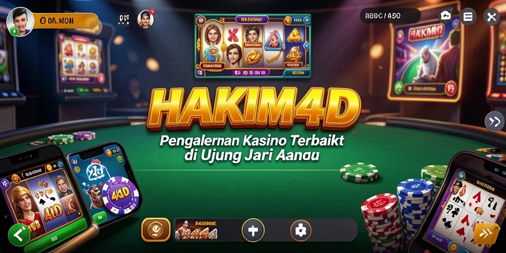 Screenshot HAKIM4D menampilkan antarmuka permainan Kasino yang menarik.