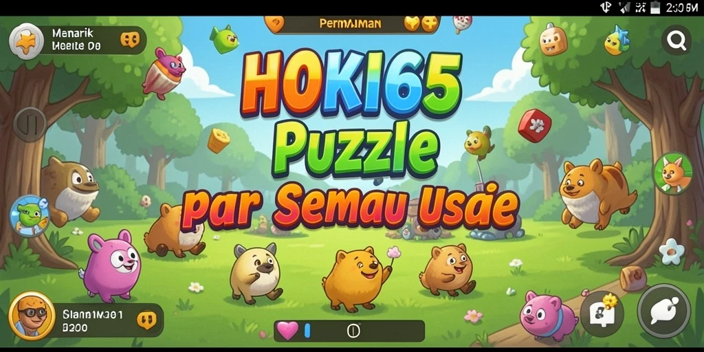 Screenshot dari gameplay HOKI65 yang menampilkan teka-teki yang menantang.