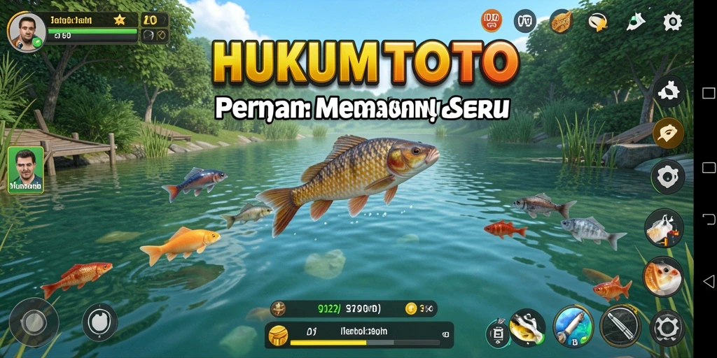 Tangkapan ikan besar dalam gameplay HUKUMTOTO
