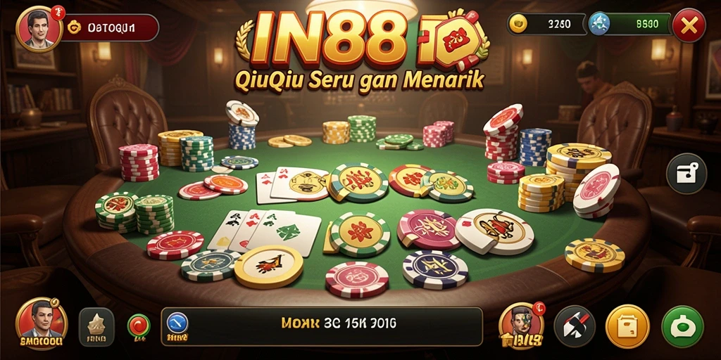 Tampilan screenshot IN88 menampilkan permainan QiuQiu yang seru.