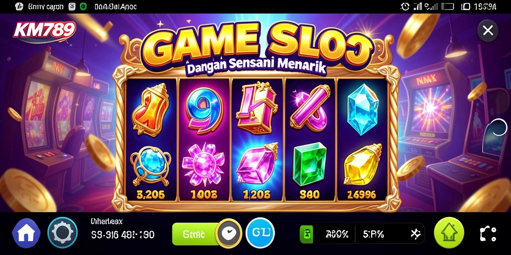 Screenshot utama KM789 menampilkan gameplay Slot yang menarik dan mendebarkan.