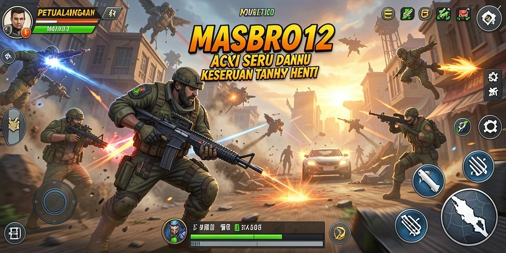 Tampilan mendebarkan dari gameplay MASBRO12 dengan aksi luar biasa.