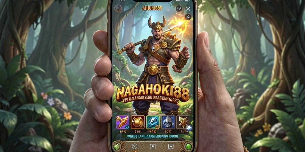 Screenshot gameplay NAGAHOKI88 menunjukkan suasana pertarungan seru di dunia RPG.