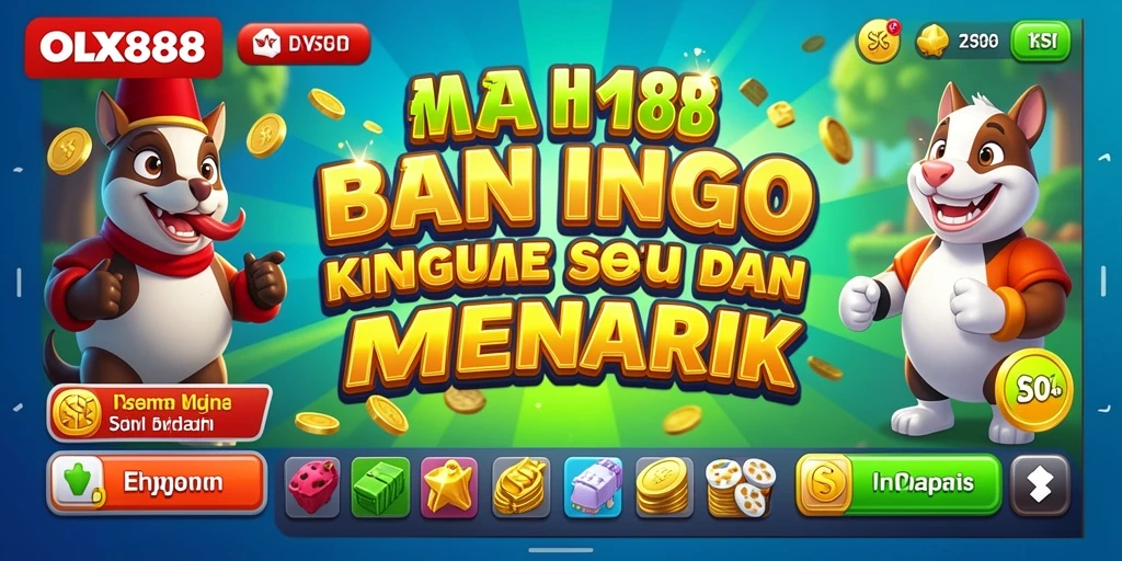 Tampilan gameplay seru dari OLX888 dengan para pemain Bingo yang bersemangat.