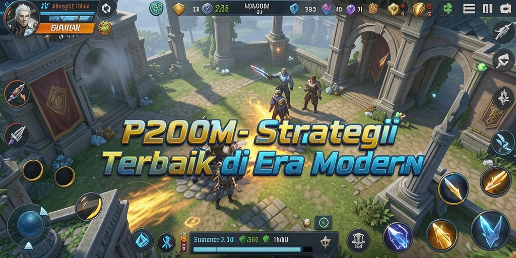 Tampilan gameplay P200M yang menarik dan interaktif.