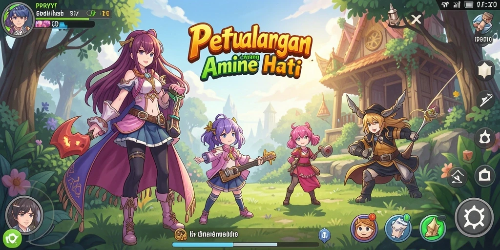 Tampilan menarik dari gameplay PPRRYY yang penuh warna.
