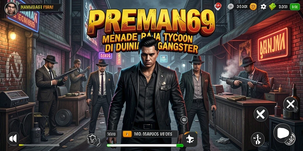 Tampilan gameplay Tycoon yang mendebarkan dalam PREMAN69.