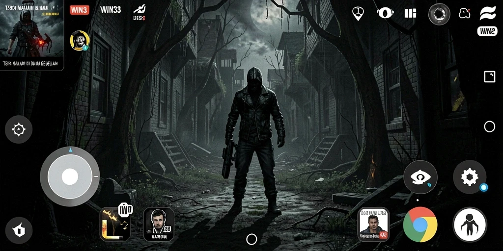 Gameplay mendebarkan di dalam kegelapan yang menyeramkan.